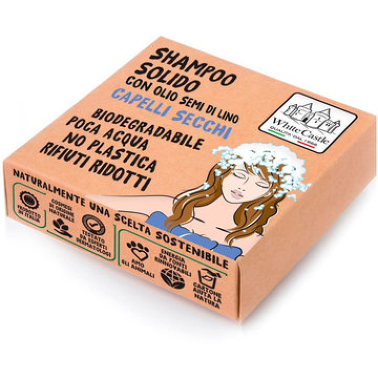 Solid Shampoo for Dry Hair White Castle 80g