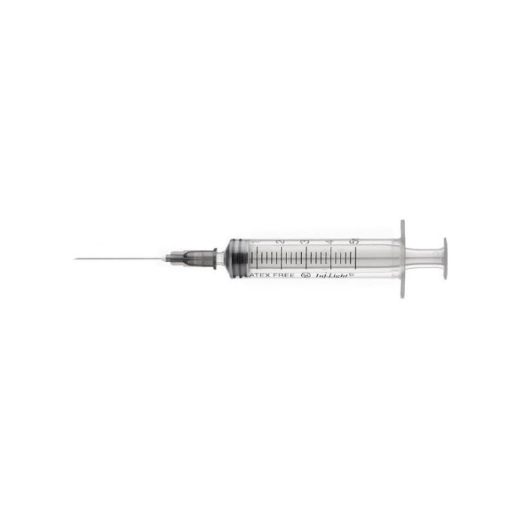 Sterile Disposable Syringes With Needle Farma Care 5ml 10 Pieces