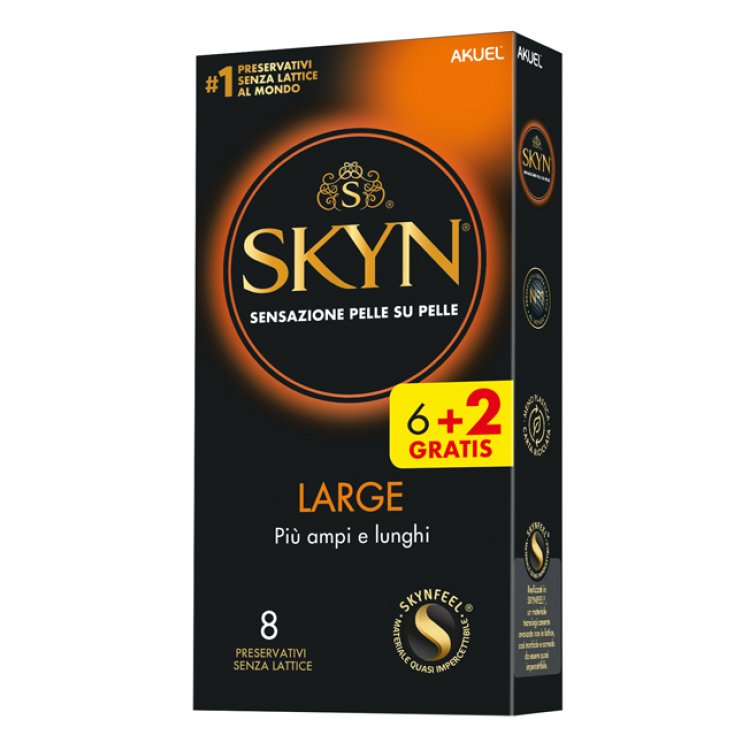 Skyn® Sensation On The Skin Large Akuel 6 + 2 Pieces