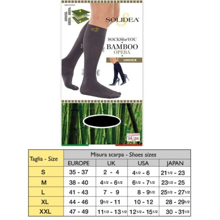 Socks For You Bamboo Opera Solidea Navy Blue Size S