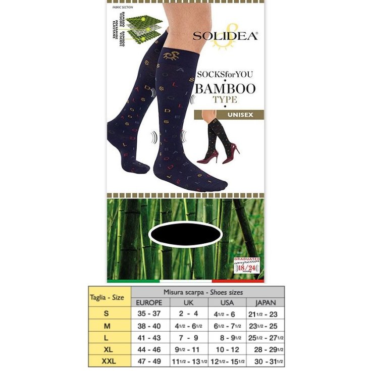 Socks For You Bamboo Type Solidea Navy Blue Size XXL