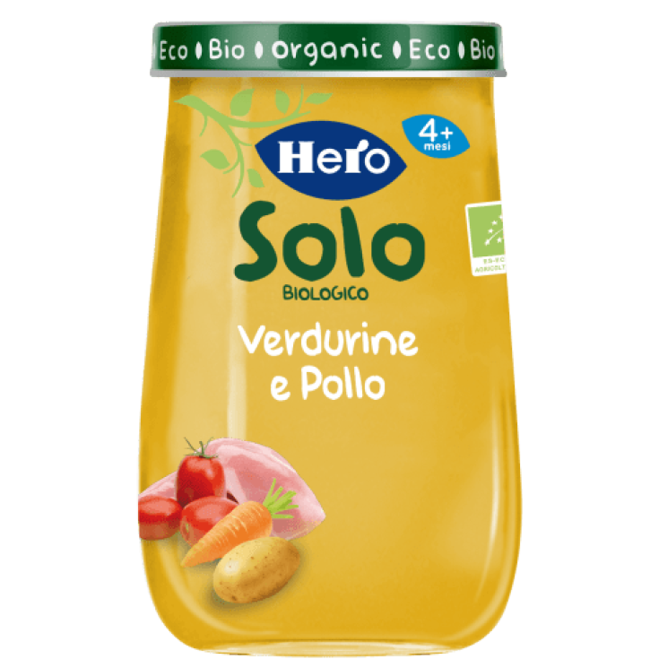 Hero baby Solo Homogenized Organic Vegetables and Beef 190 g