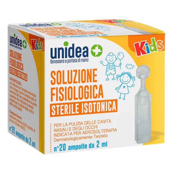 PHYSIOLOGICAL SOLUTION Kids unidea 20 ampoules of 2ml