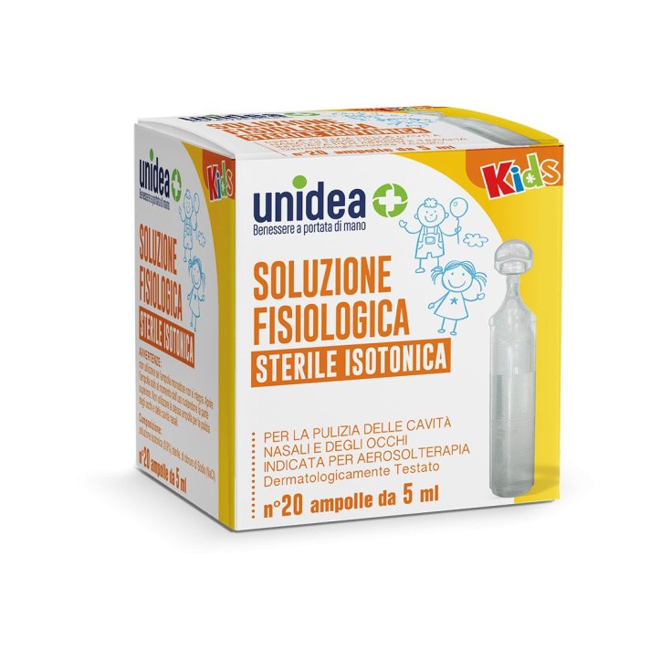 PHYSIOLOGICAL SOLUTION Kids unidea 20 Ampoules of 5ml