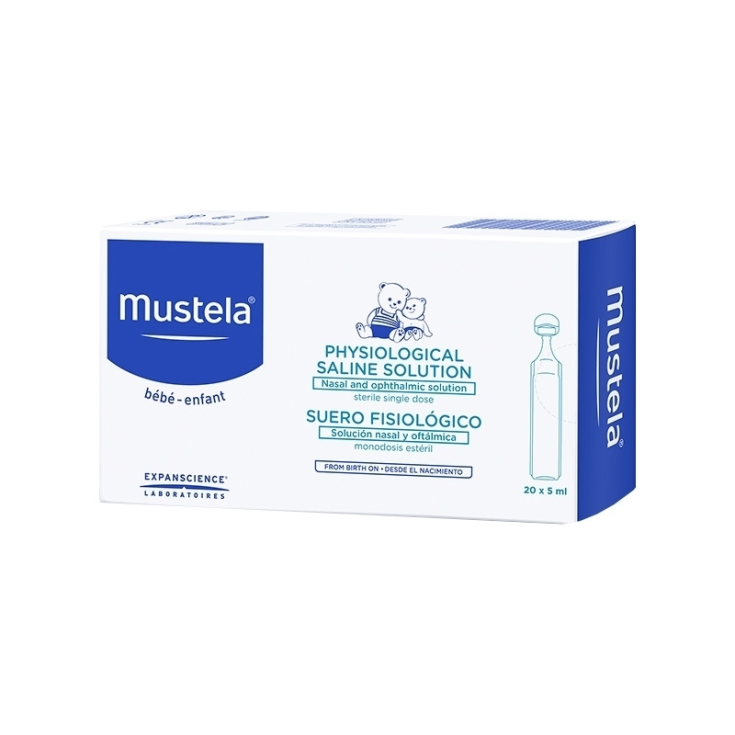 Mustela Physiological Solution 20 Ampoules