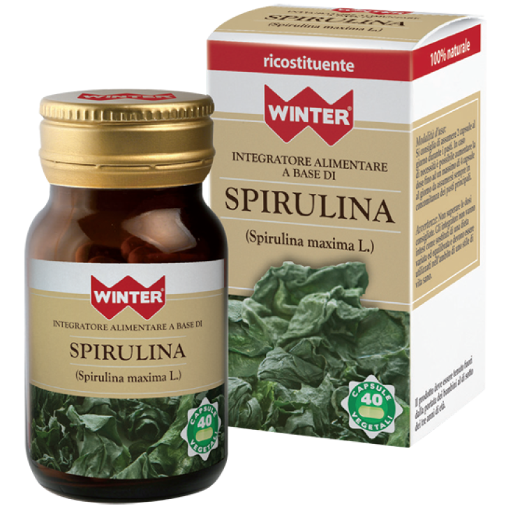 Spirulina Winter 40 Vegetarian Capsules