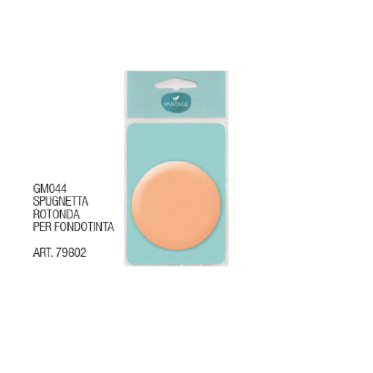 Round Sponge For Foundation GM044 VANTAGE 1 Piece