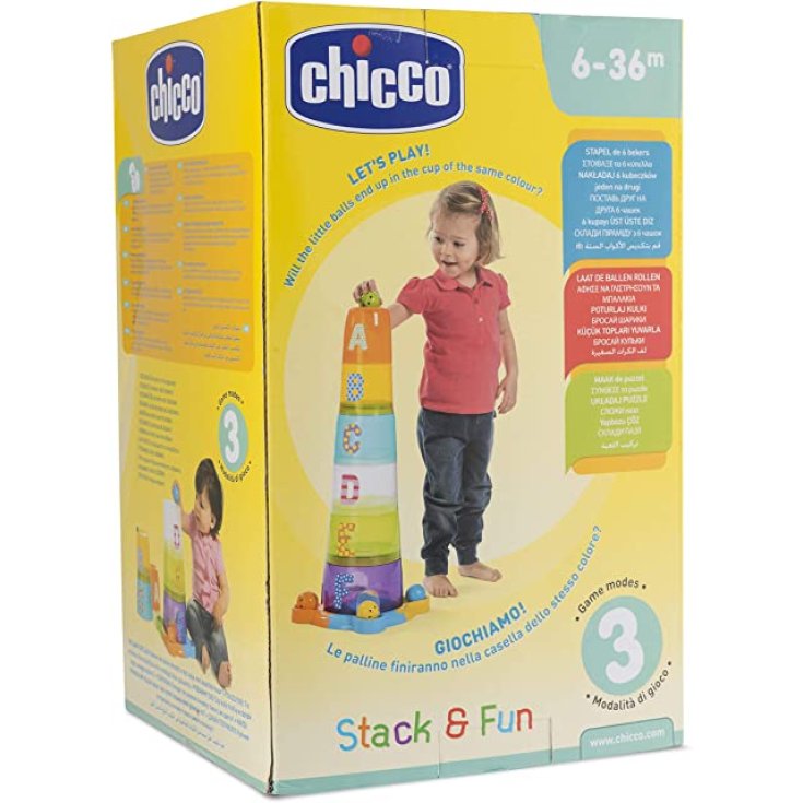 Tower Stack & Fun CHICCO 6-36 Months