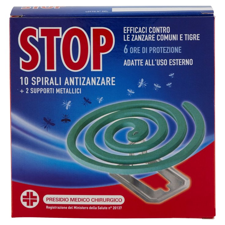 Anti-mosquito Spirals STOP 24 Pieces + 2 Supports