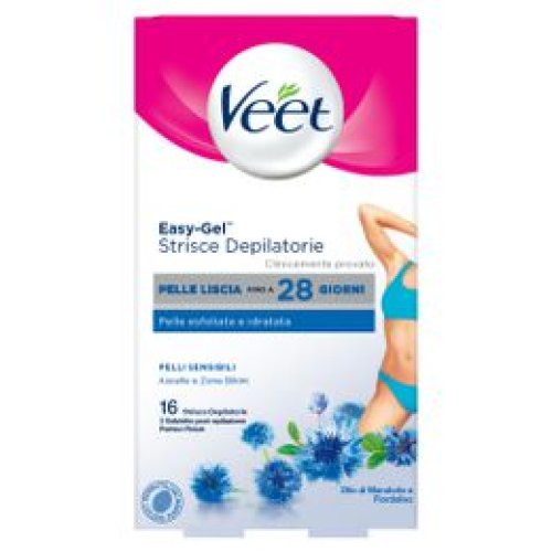 Depilatory Strips Armpits And Bikini Veet 16 PiecesLoreto Pharmacy