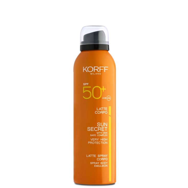 Sun Secret Body Milk Spray Spf50 Korff 200ml