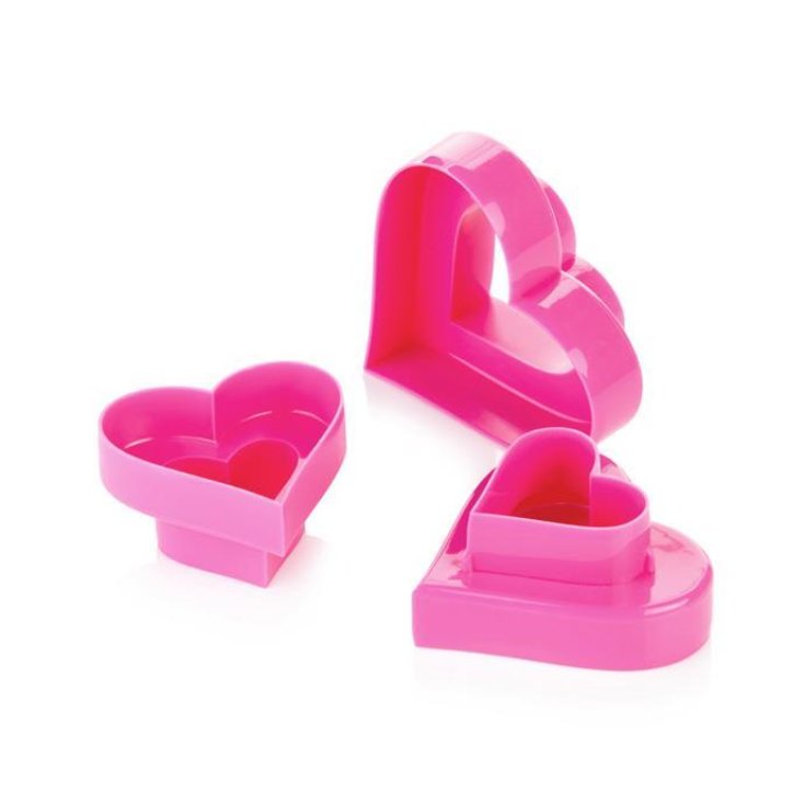 Tescoma Double Heart Cookie Cutter 6 Pieces