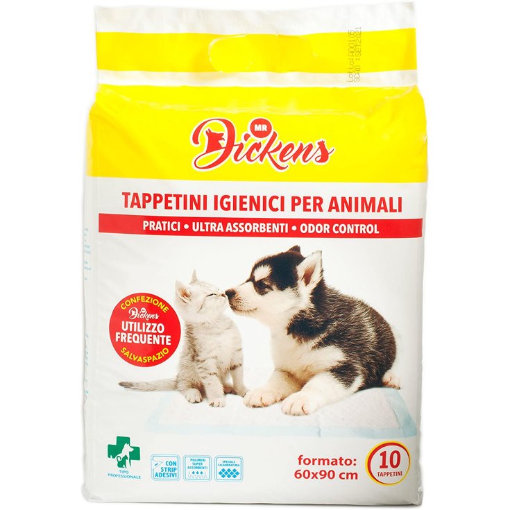 Hygienic Mats For Animals 60x90 Mr. Dickens 10 Pieces