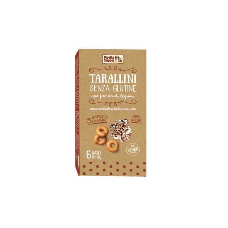 Tarallini With Legume Flour Sapori Di Puglia 6x30g