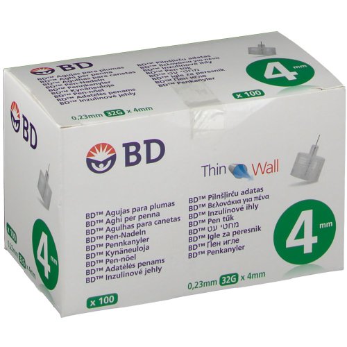 Thin Wall 4mm Bd 100 Pieces - Loreto Pharmacy