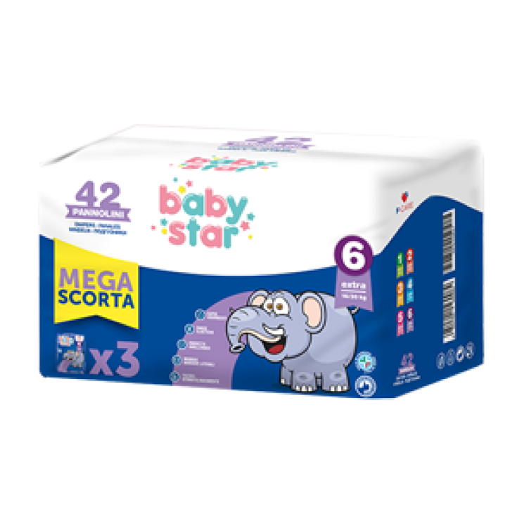 Diapers Size 6 Baby Star 42 Pieces