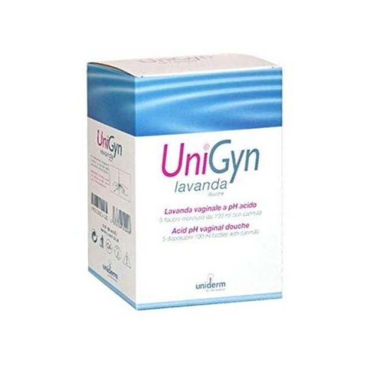 UniGyn Lavender UNIDERM 5 Disposable Bottles With Cannula
