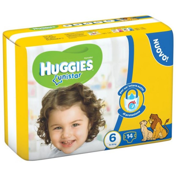 Unistar Huggies® 14 Diapers Size 6 (15-30 kg)