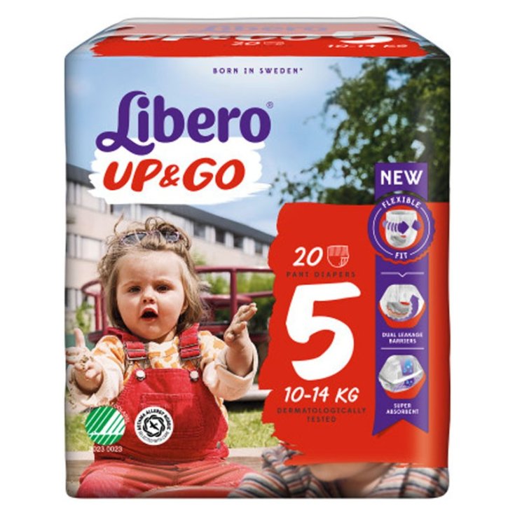 Up & Go Libero® 20 Baby Diapers Size 5 10-14Kg
