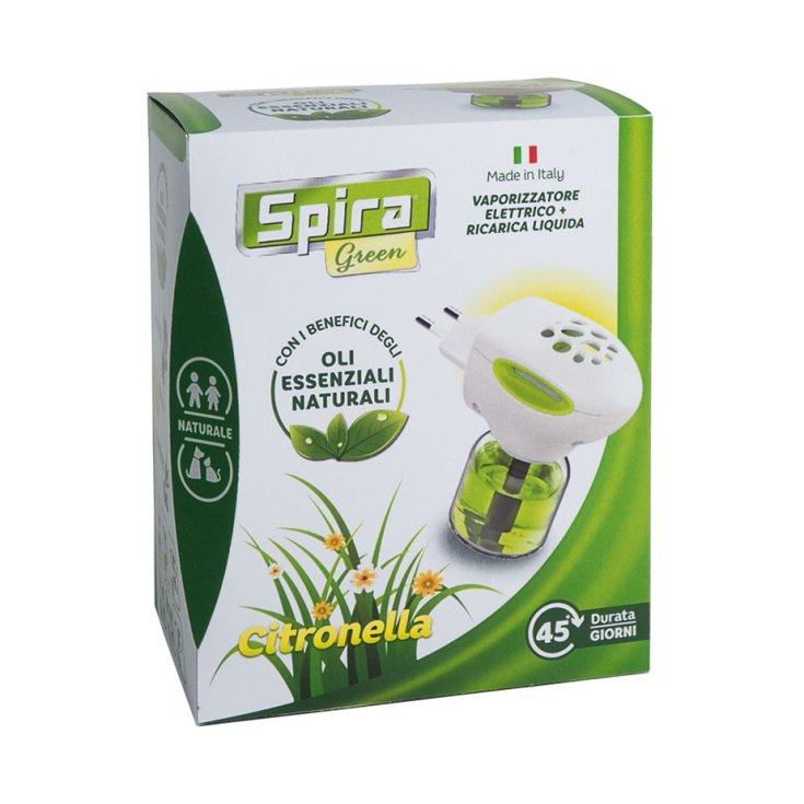 Electric Vaporizer + Citronella Refill Spira Green 45 Days Electric Vaporizer + Citronella Refill Spira Green 45 Days