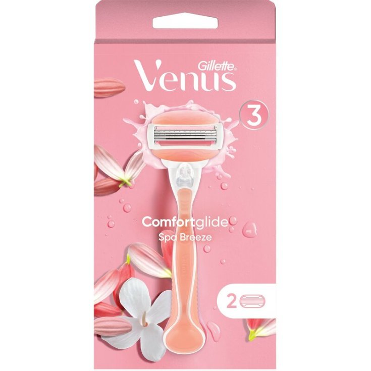 Venus Comfotglide Spa Breeze GILLETTE 1 Razor + 2 Blades