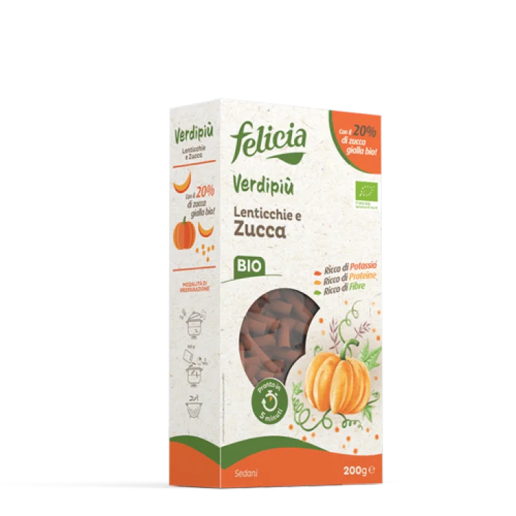 Verdipiù Sedanini Lentils And Pumpkin Felicia 200g