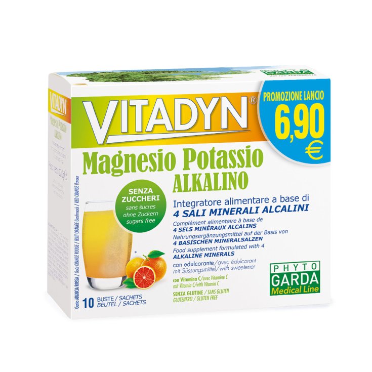 VITADYN Magnesium Potassium ALKALINE Phyto Garda 10 Sachets