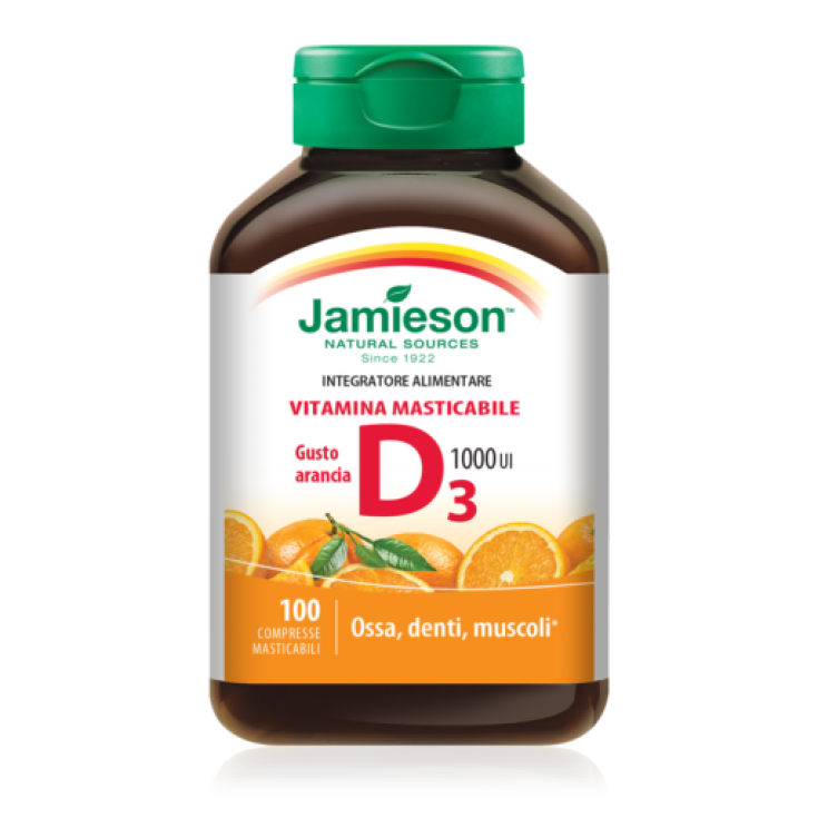Chewable Vitamin D Jamieson 100 Tablets