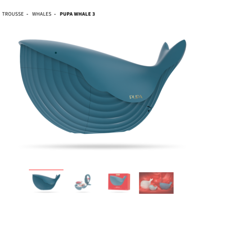 WHALE 3 012 BLU PUPA Milano 1 Box