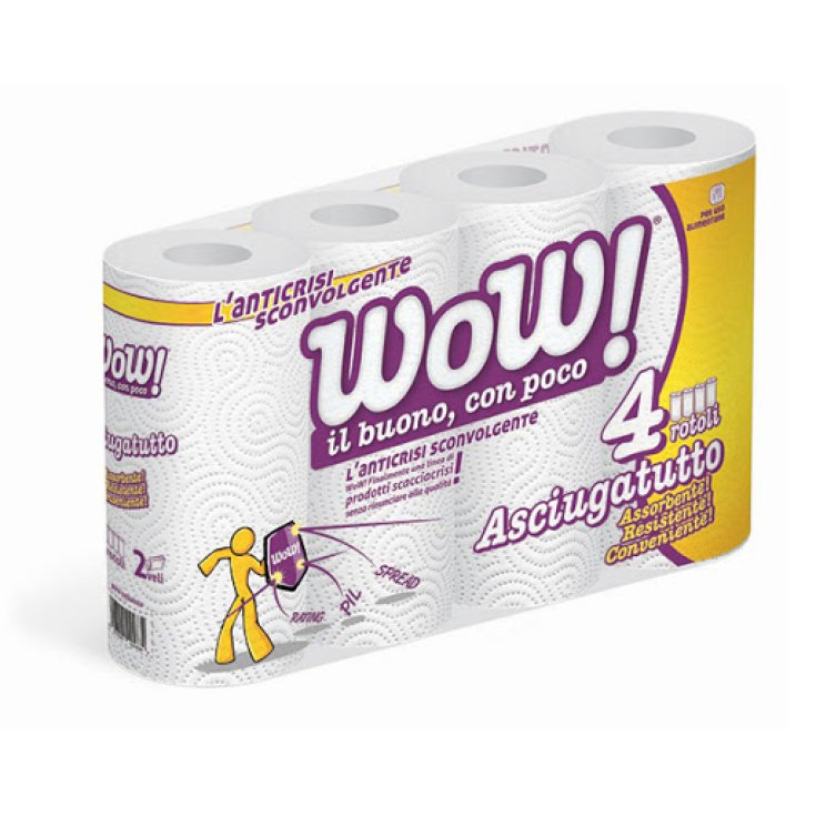 WOW kitchen towel 4 rolls