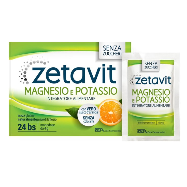 Zetavit Magnesium And Potassium Zeta Farmaceutici 24 Sachets