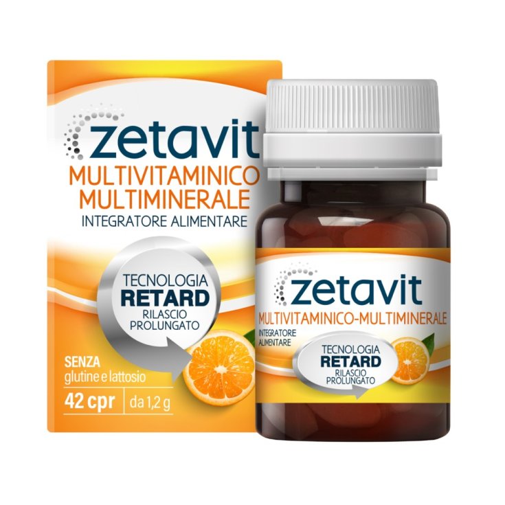 Zetavit Multivitamin Multimineral Zeta Farmaceutici 42 Tablets
