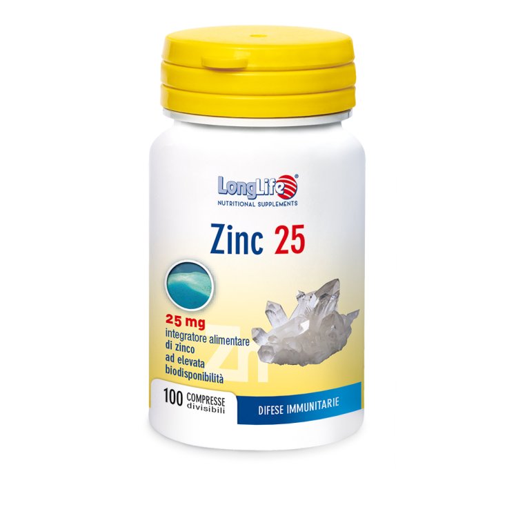 Zinc 25 LongLife 100 Divisible Tablets