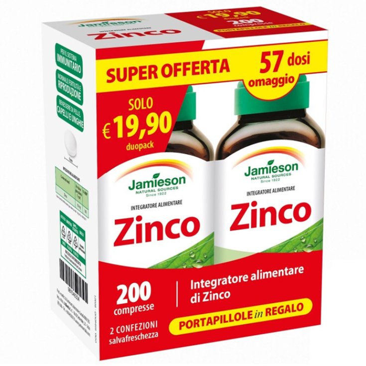 Zinc Duopack Jamieson 2x100 Tablets