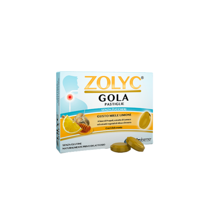 Zolyc Throat Honey Lemon Shedir Pharma 36 Sugar Free Tablets