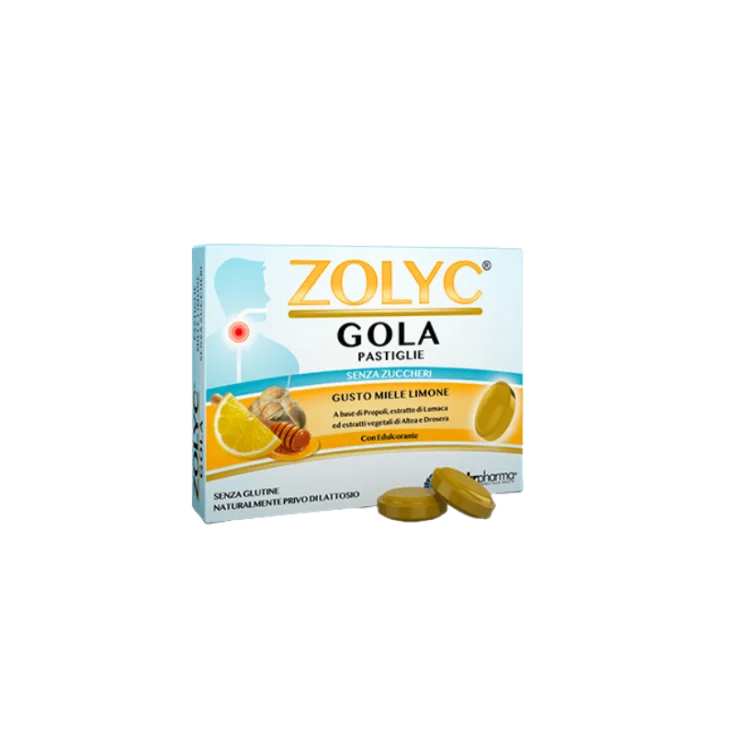 Zolyc Throat Honey Lemon Shedir Pharma 36 Sugar Free Tablets