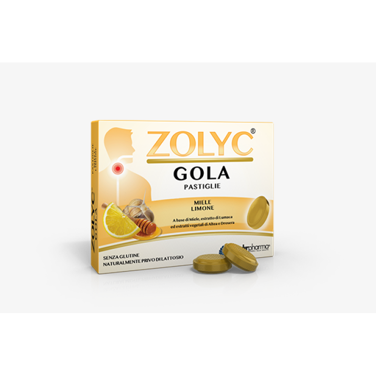 Zolyc Throat Shedir Pharma 36 Honey Lemon Tablets