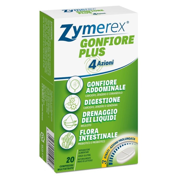 Zymerex® SWELLING PLUS 4 Actions Wilco Farma 20 Tablets