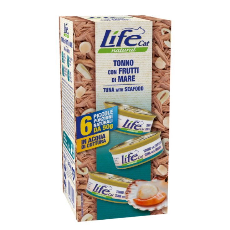 LIFE CAT TUNA SEAFOOD 6X50G