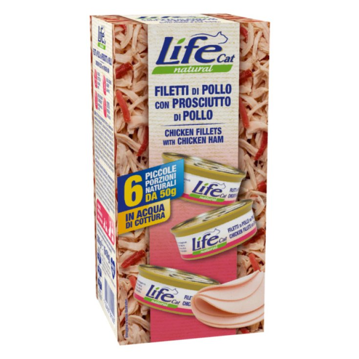 LIFE CAT CHICKEN HAM 6X50G