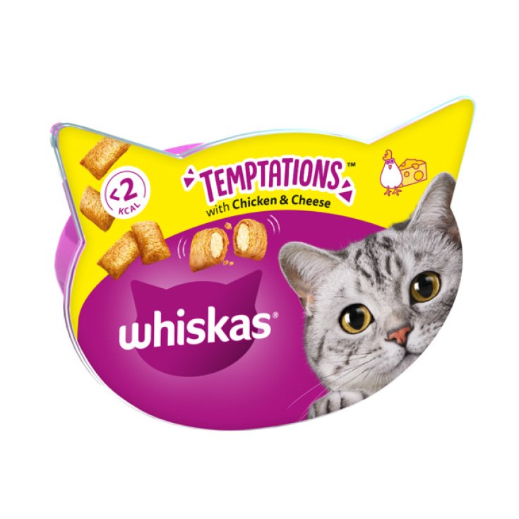 WHISKAS TEMPTATIONS CHICKEN 60G