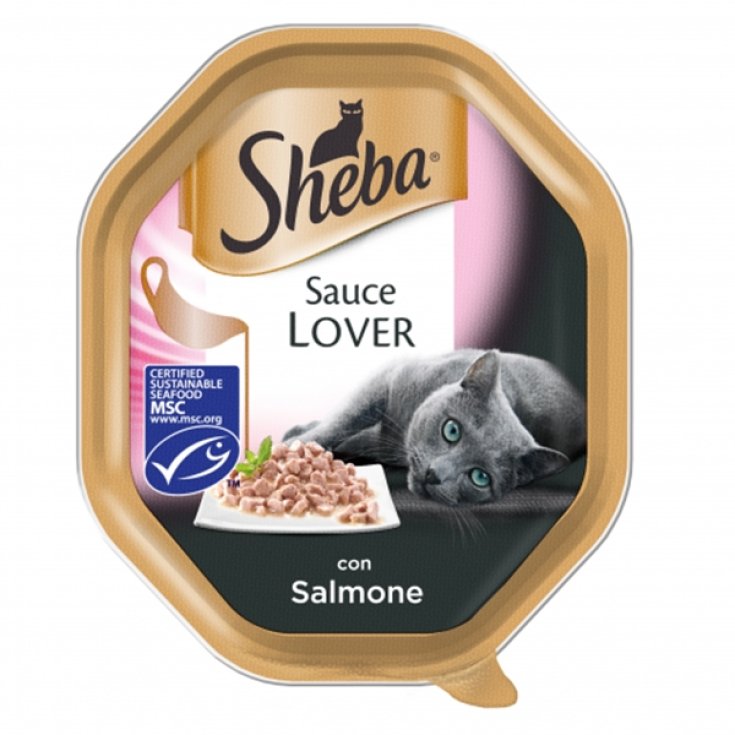 SHEBA SAUCE LOVERS SALMON 85G