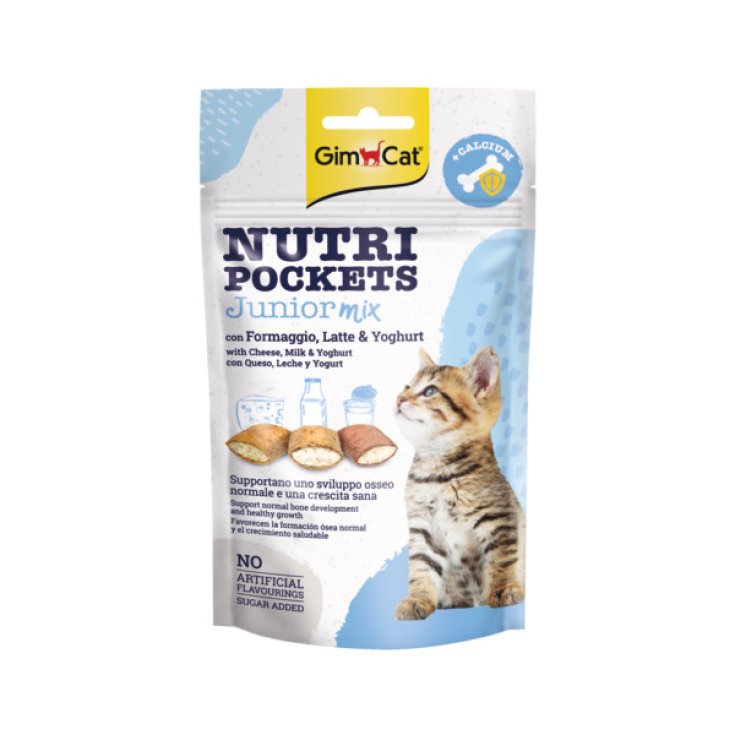 GIMCAT NUTRIPOCKET JUNIOR MIX 60GR