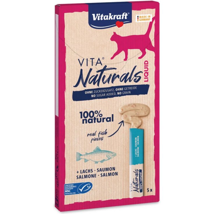 Vita Naturals Cat Liquid Snack Salmon -