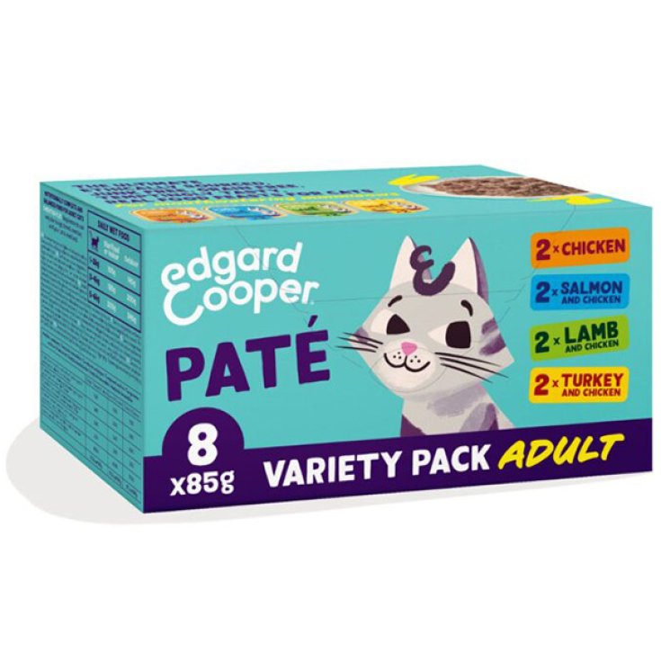 Cat Adult Multipack Mixed Flavors Paté - 8