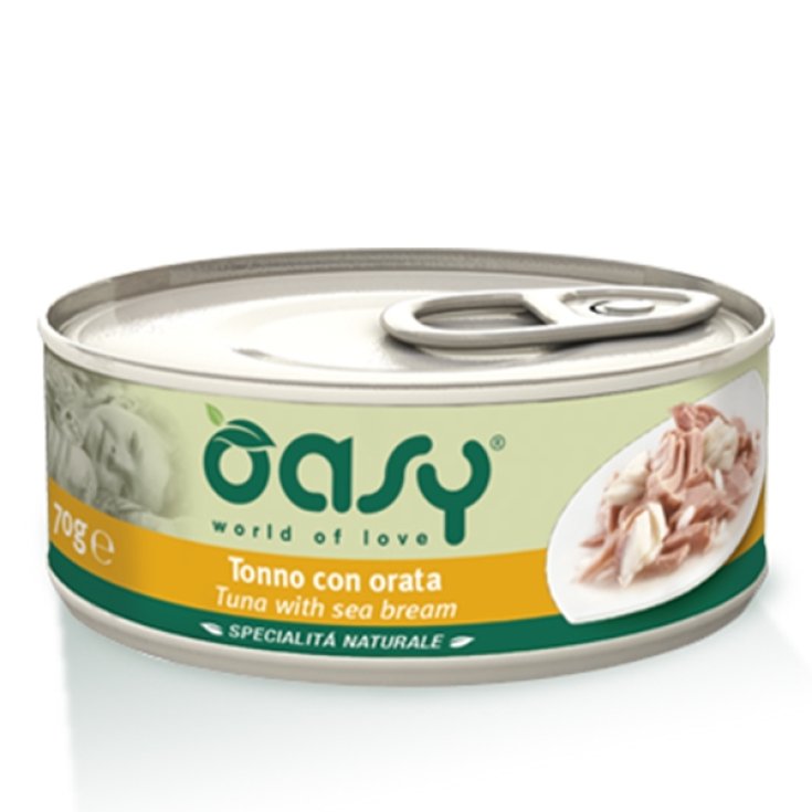 OASY WET CAT TUNA WITH SEABREAM70G