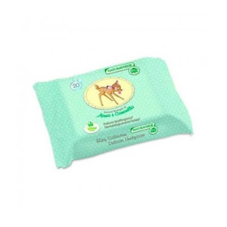 Oat & Green Almond BIO Supreme Silk NATURAVERDE 20 Wipes