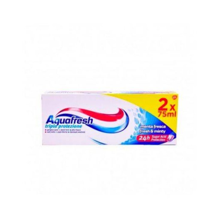 Triple Protection Aquafresh 2X75ml