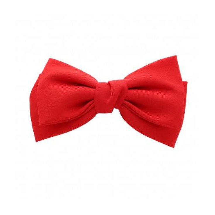 IB ACC RED BOW CLIP