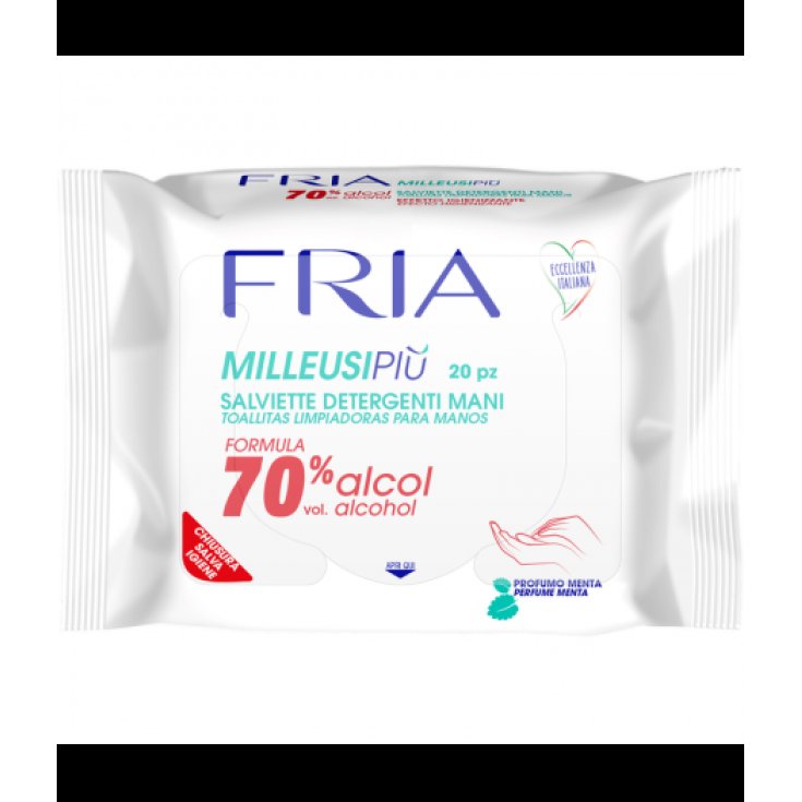 MILLEUSI Plus 70% Alcohol FRIA 20 Wipes